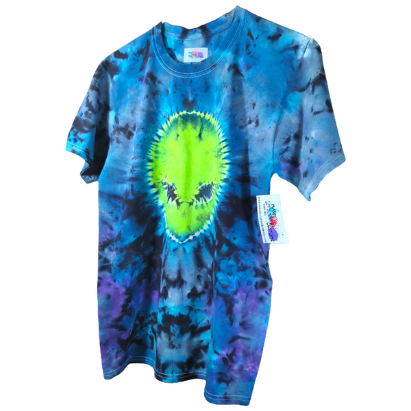 Close Encounter Double Sided Tie Dyed T-shirt Size Small