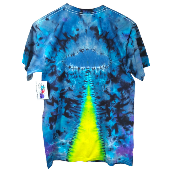Close Encounter Double Sided Tie Dyed T-shirt Size Small