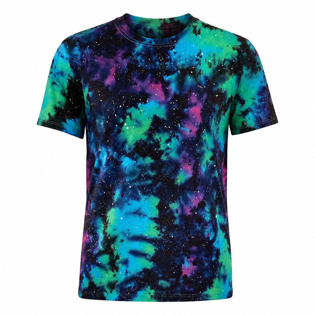 Northern Lights Galaxy Tie Dye T-shirt