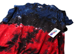 Red, White & Blue Galaxy Tie Dye T-shirt