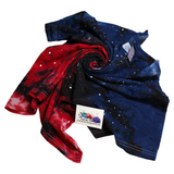 Red, White & Blue Galaxy Tie Dye T-shirt
