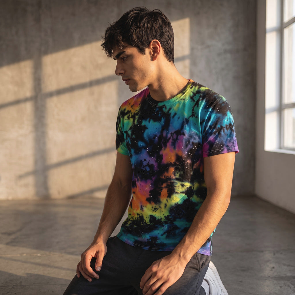 Pastel Rainbow Galaxy Tie Dye T-shirt
