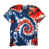 Red, White & Blue Galaxy Tie Dye T-shirt