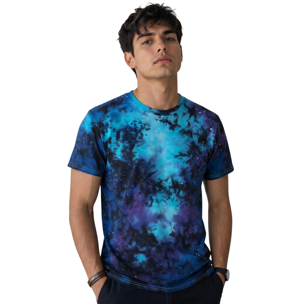 Blue Sky Galaxy Tie Dye T-shirt