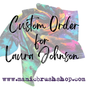 Pastel Rainbow Galaxy Large Long Sleeve button down for Laura