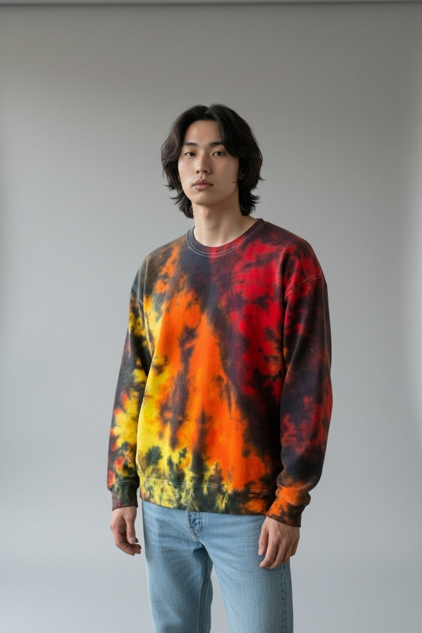 Inferno Ember Hand Dyed Sweatshirt