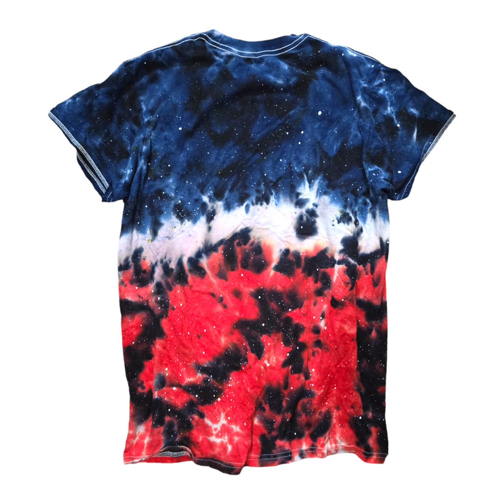 Red, White & Blue Galaxy Tie Dye T-shirt