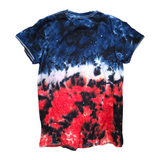 Red, White & Blue Galaxy Tie Dye T-shirt