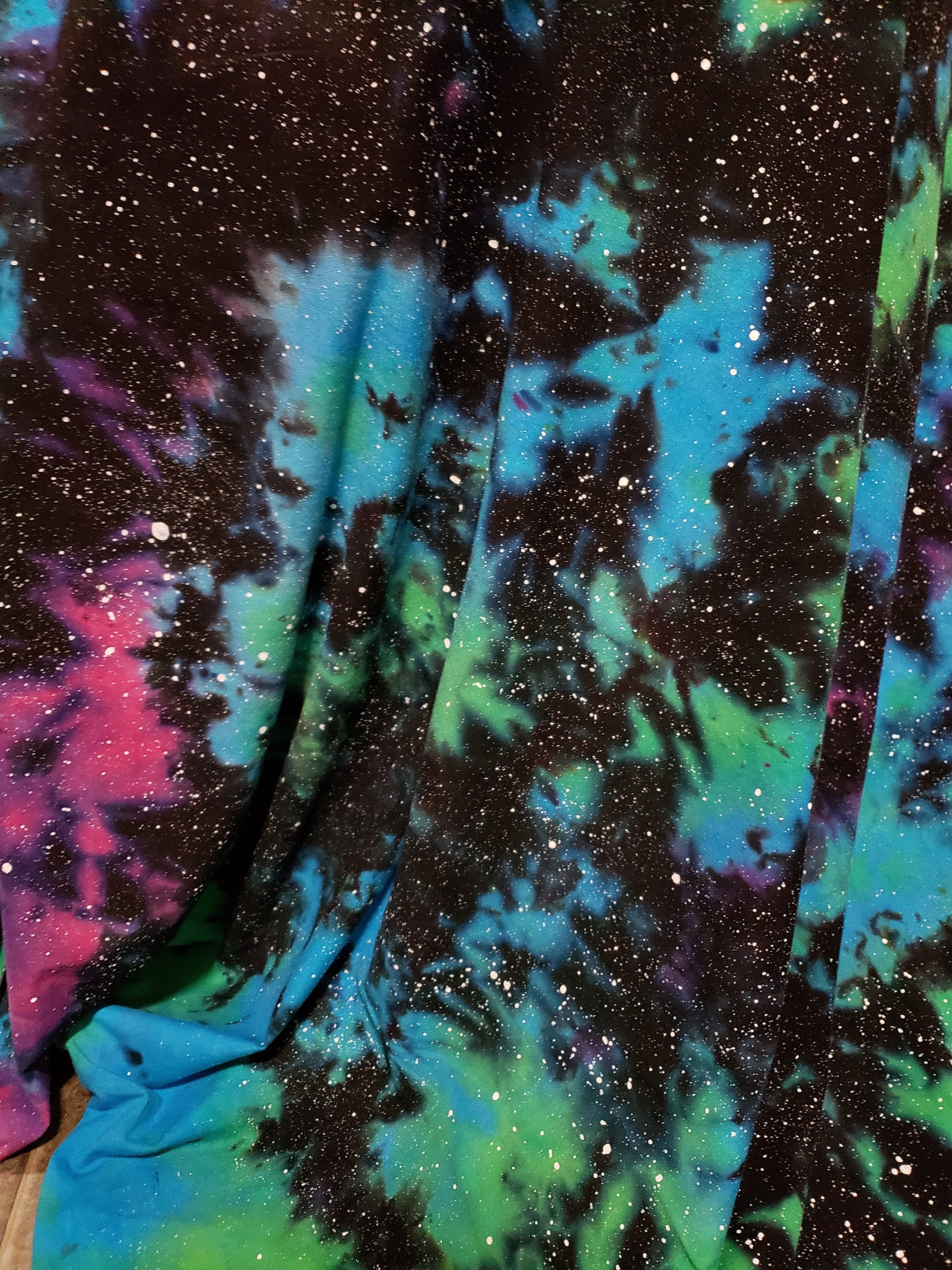 Northern Lights Galaxy Tie Dye T-shirt