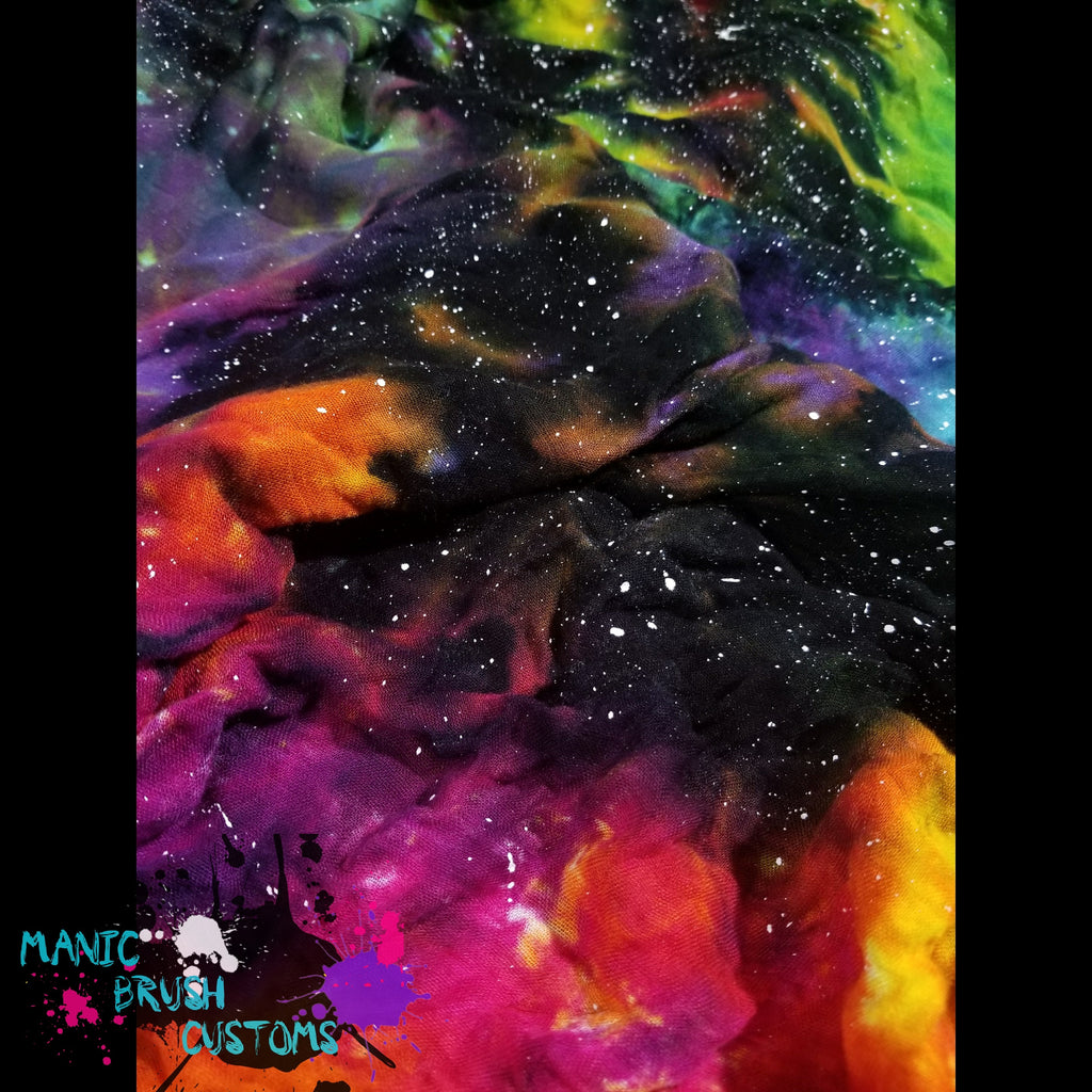 Rainbow Galaxy Bamboo Blanket ( Swaddle)