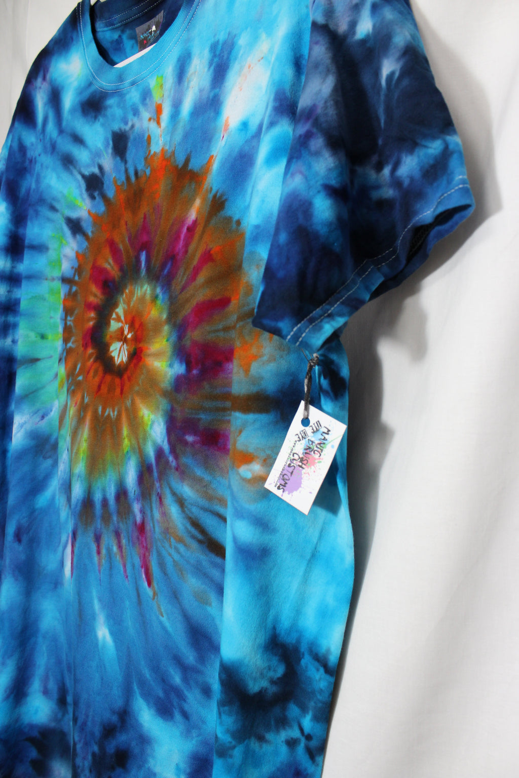 Spiral Ice Dye T-Shirt X-Large