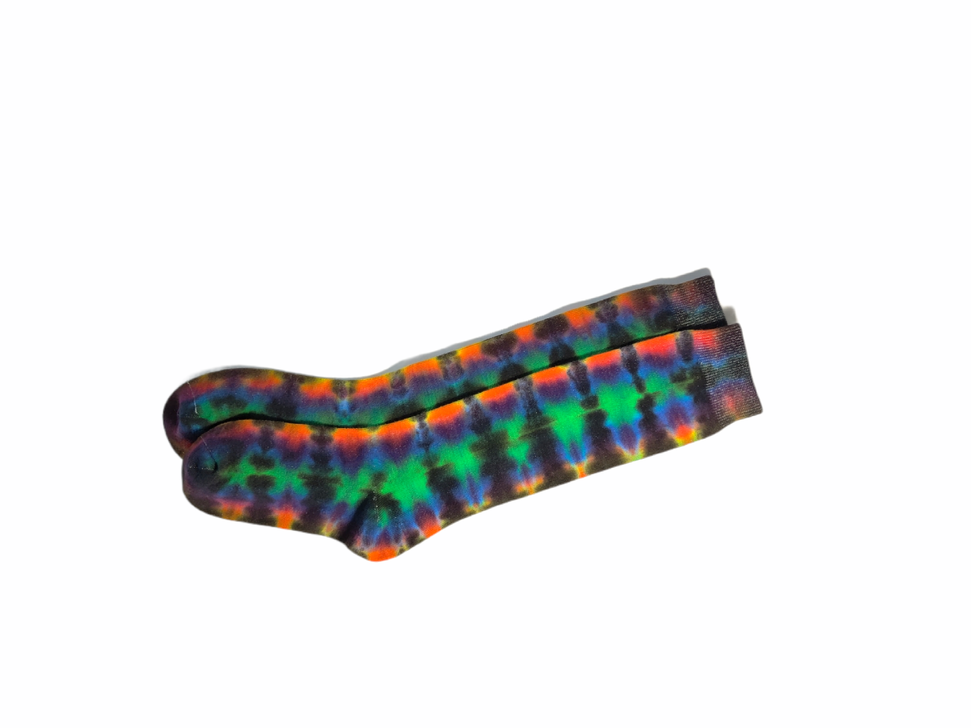 Sun Burst Tie Dye Knee High Socks