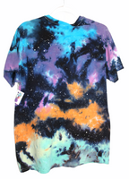 Pastel Rainbow Galaxy Tie Dye T-shirt LARGE