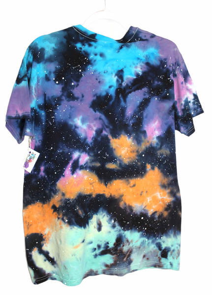 Pastel Rainbow Galaxy Tie Dye T-shirt LARGE