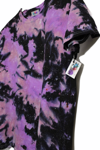 Purple Galaxy Tie Dye T-shirt MEDIUM