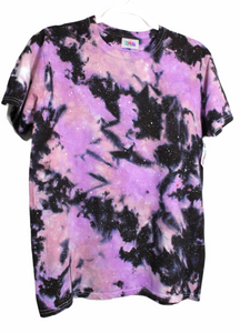 Purple Galaxy Tie Dye T-shirt MEDIUM