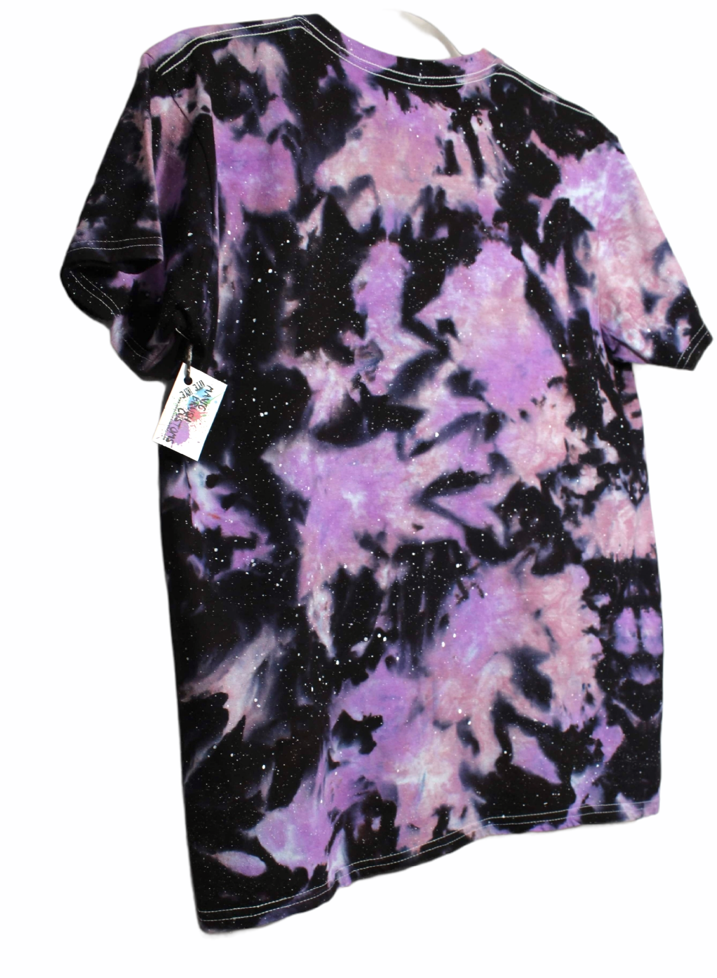 Purple Galaxy Tie Dye T-shirt MEDIUM