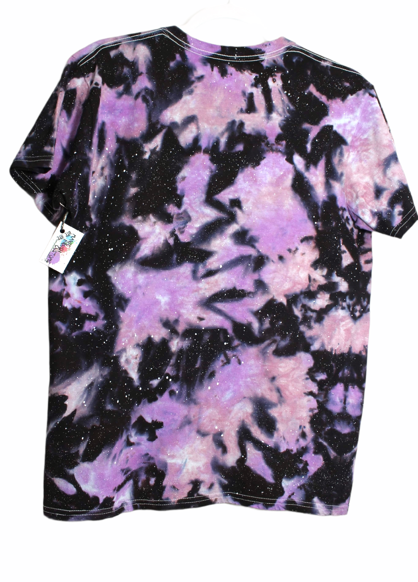 Purple Galaxy Tie Dye T-shirt MEDIUM