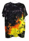 Sun Burst Galaxy Tie Dye T-shirt LARGE