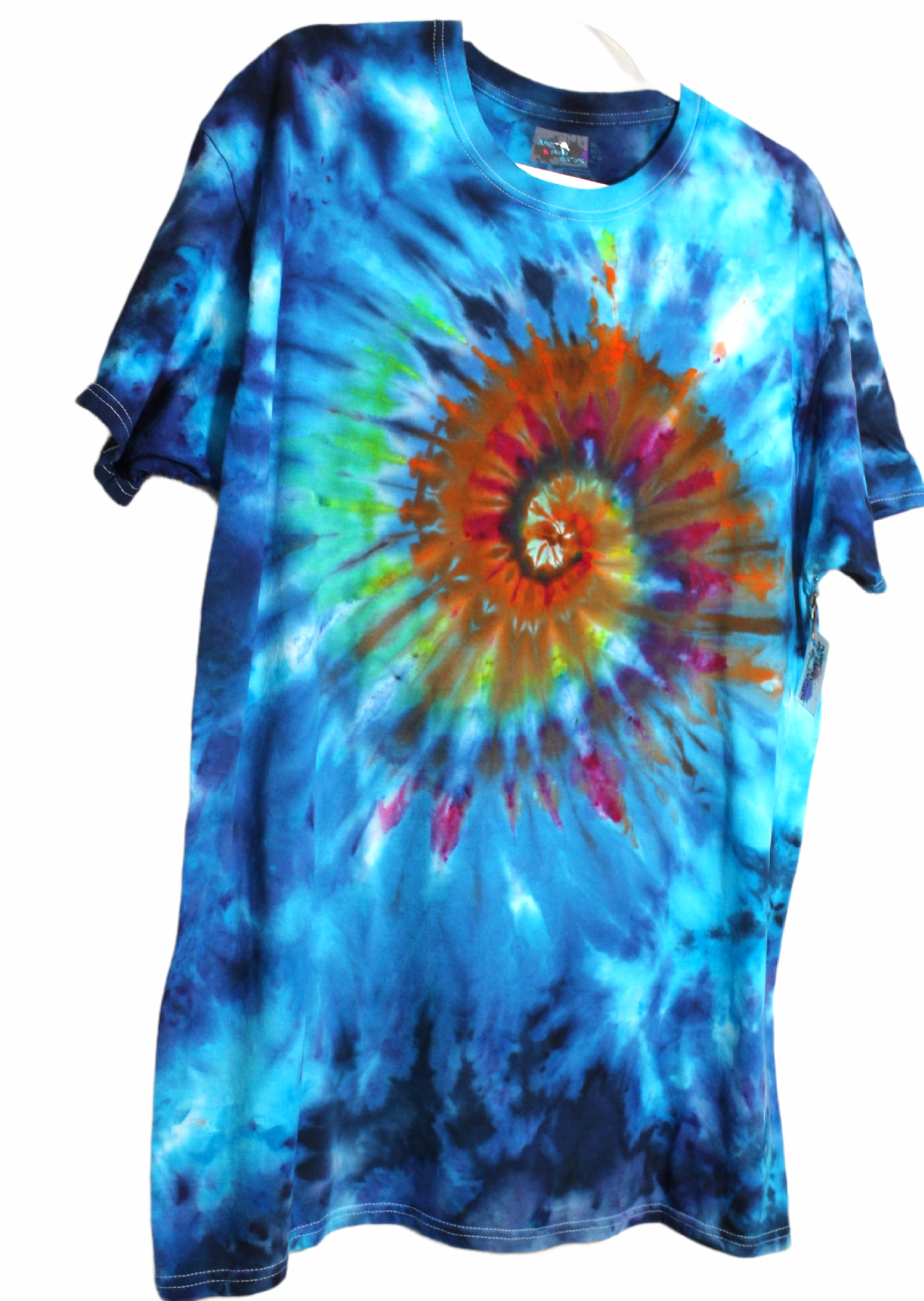 Spiral Ice Dye T-Shirt X-Large