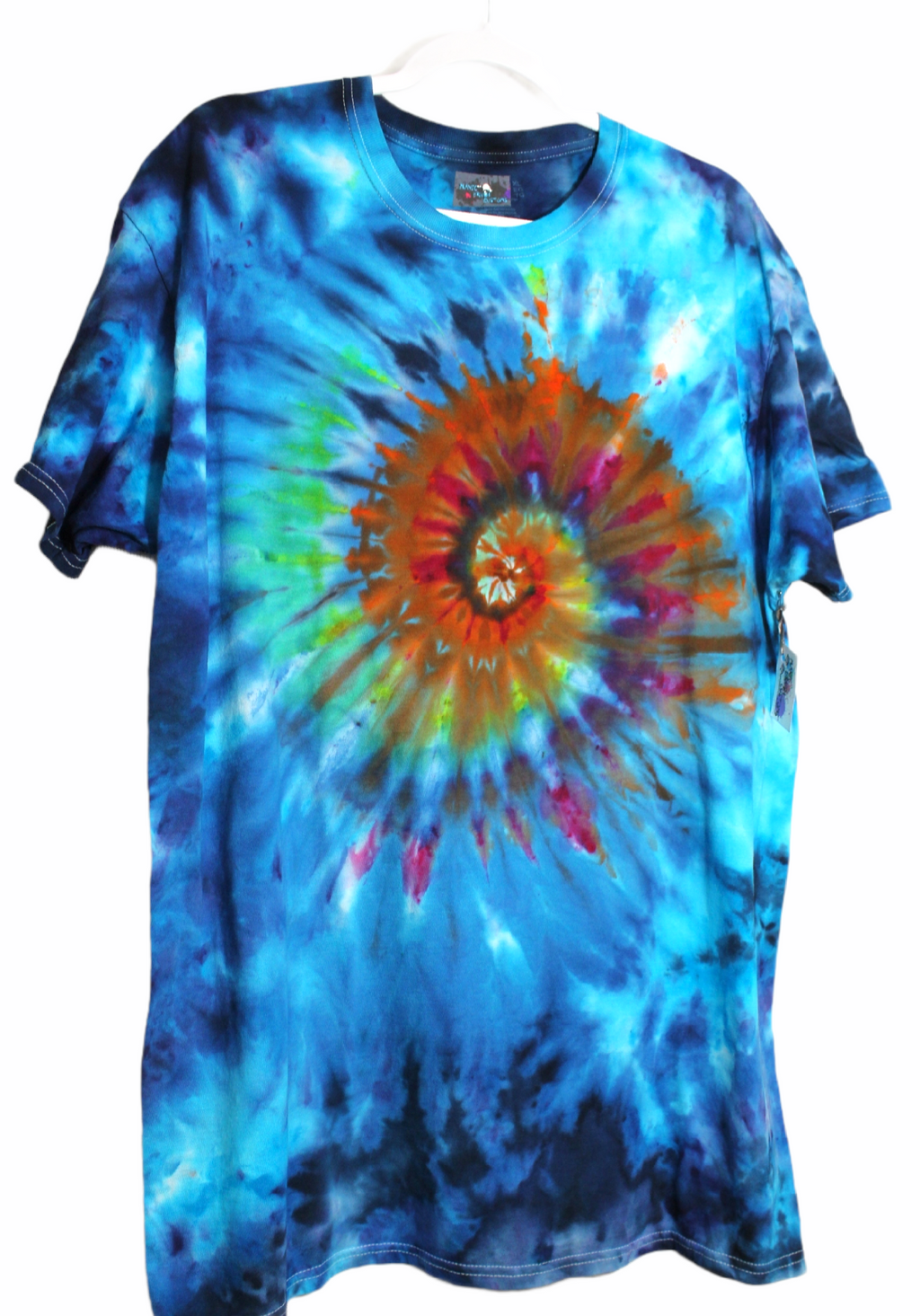 Spiral Ice Dye T-Shirt X-Large