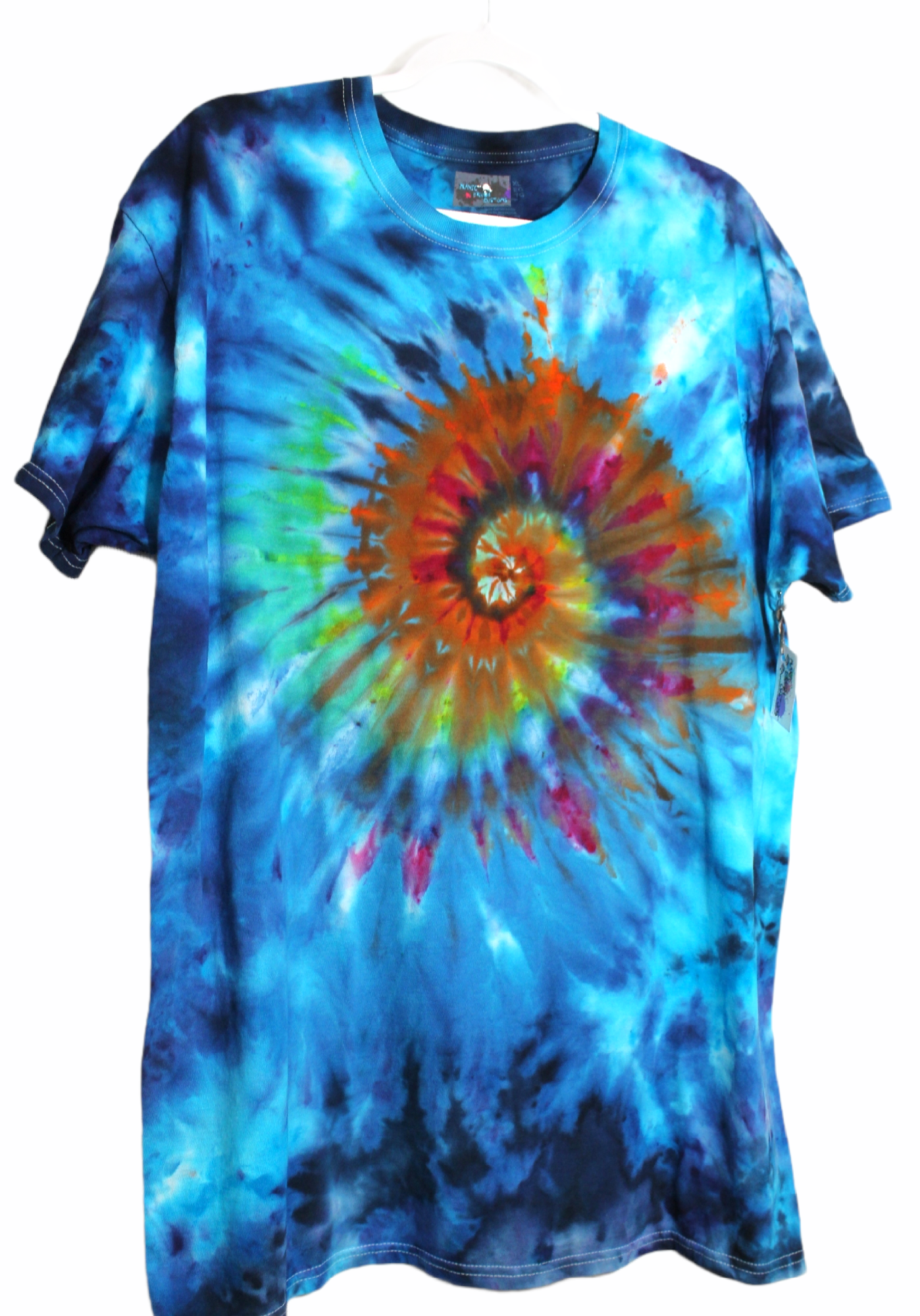 Spiral Ice Dye T-Shirt X-Large
