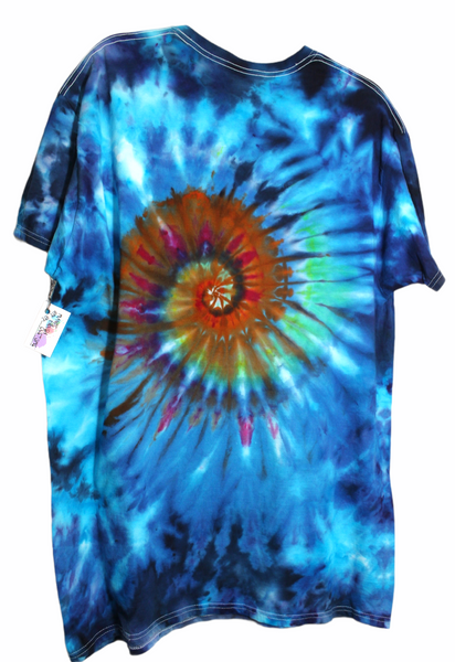 Spiral Ice Dye T-Shirt X-Large