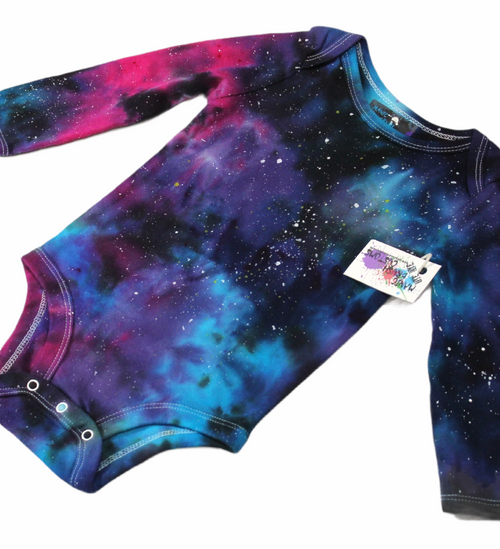 Classic Galaxy Long Sleeve Onesie 9-12 Months