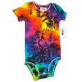Reverse Rainbow Galaxy Tie Dye Onesie 24 Months