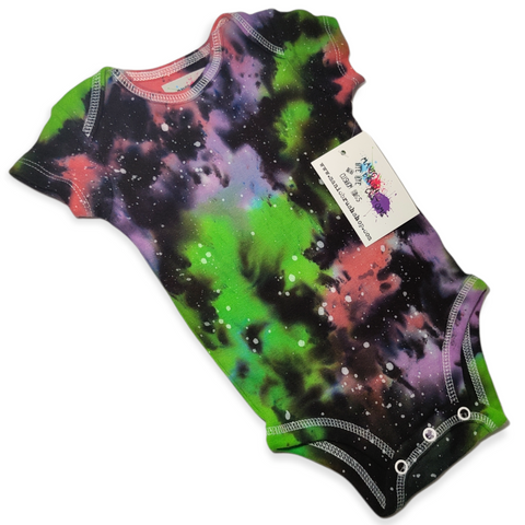 Nebula Galaxy Tie Dye Onesie 3 Months