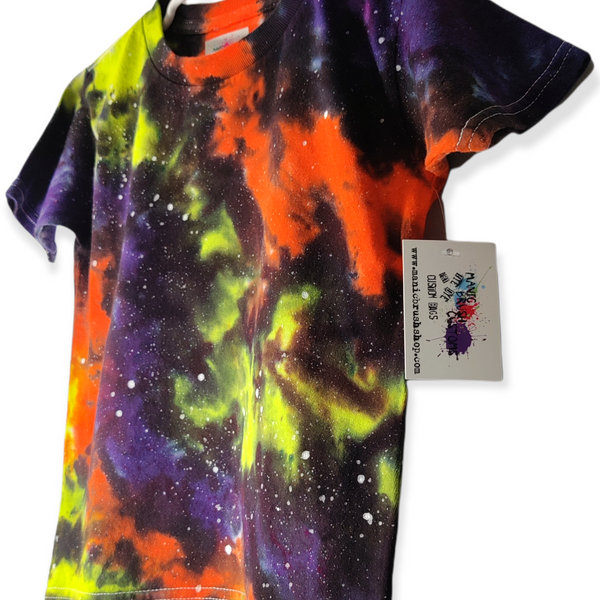 Kids Fright Galaxy Tie Dye Kids T-shirt 5T