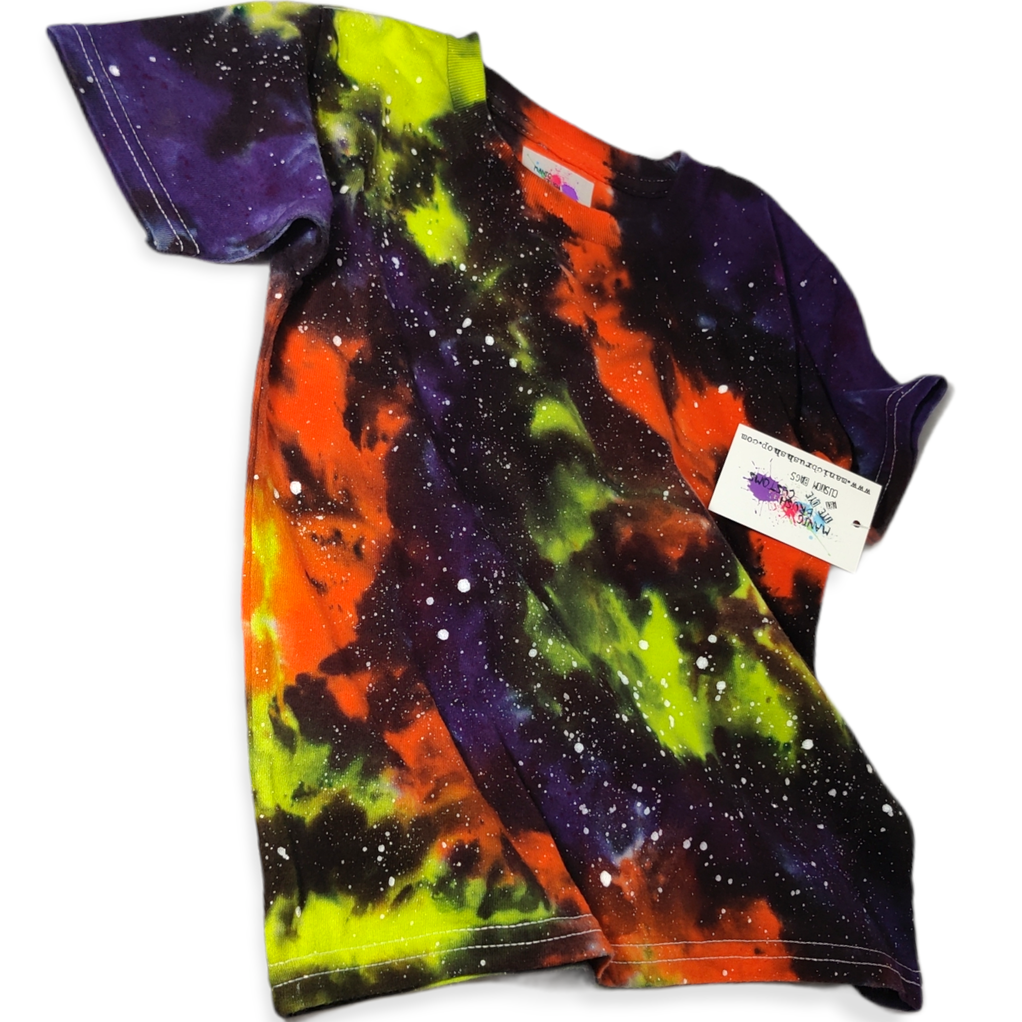 Kids Fright Galaxy Tie Dye Kids T-shirt 5T