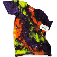 Kids Fright Galaxy Tie Dye Kids T-shirt 5T