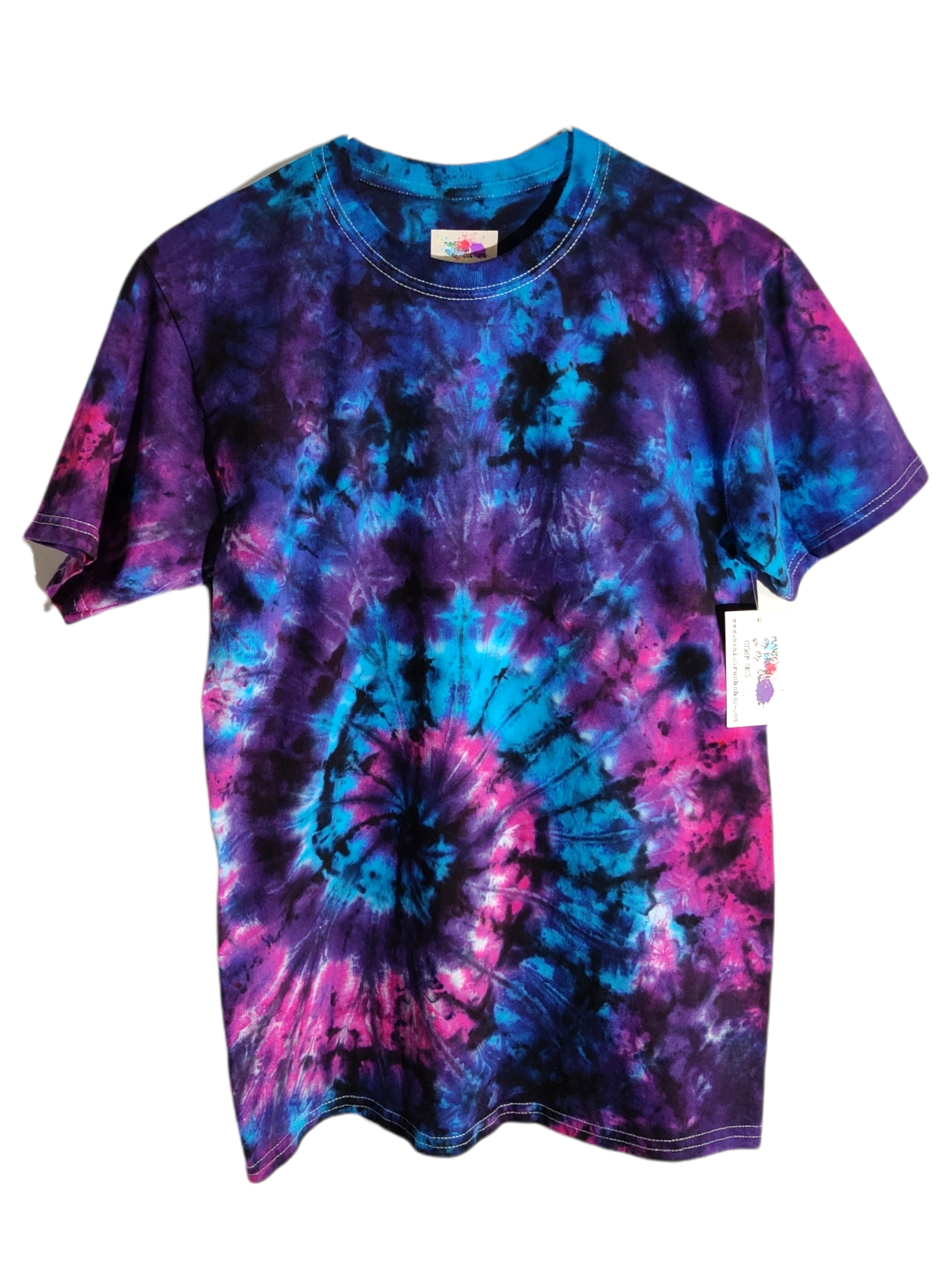 Classic Spiral Galaxy Tie Dye T-shirt SMALL