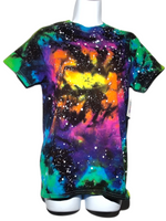 Reverse Rainbow Galaxy Tie Dye T-shirt SMALL