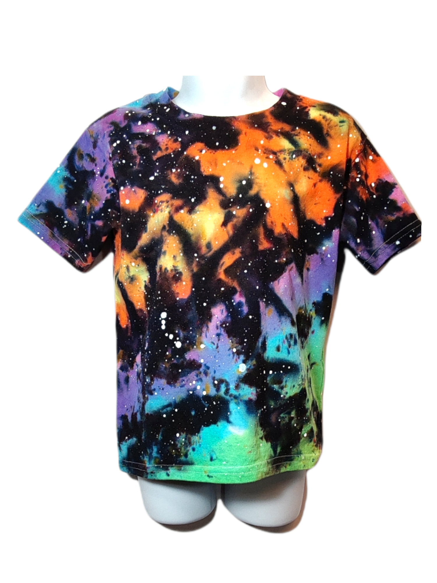 Kids Pastel Reverse Rainbow Galaxy Tie Dye 5T