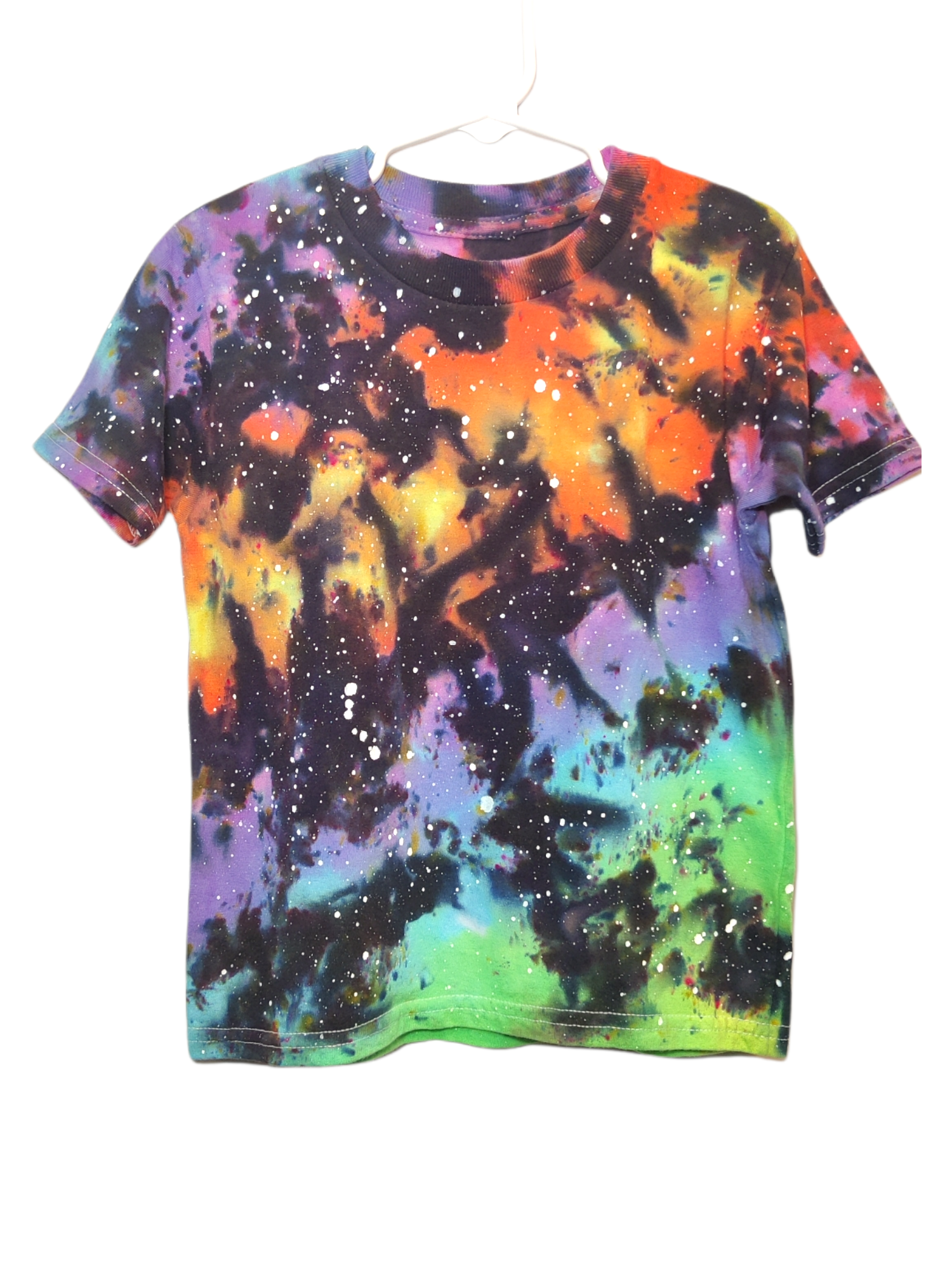 Kids Pastel Reverse Rainbow Galaxy Tie Dye 5T