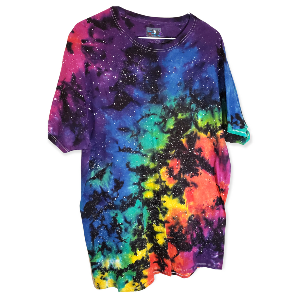 Deep Space Rainbow Galaxy Tie Dye T-shirt
