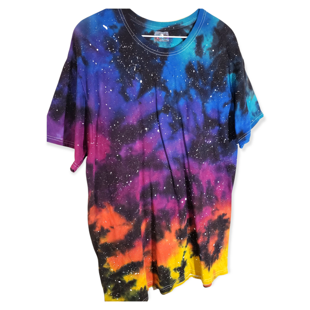 Deep Space Rainbow Galaxy Tie Dye T-shirt