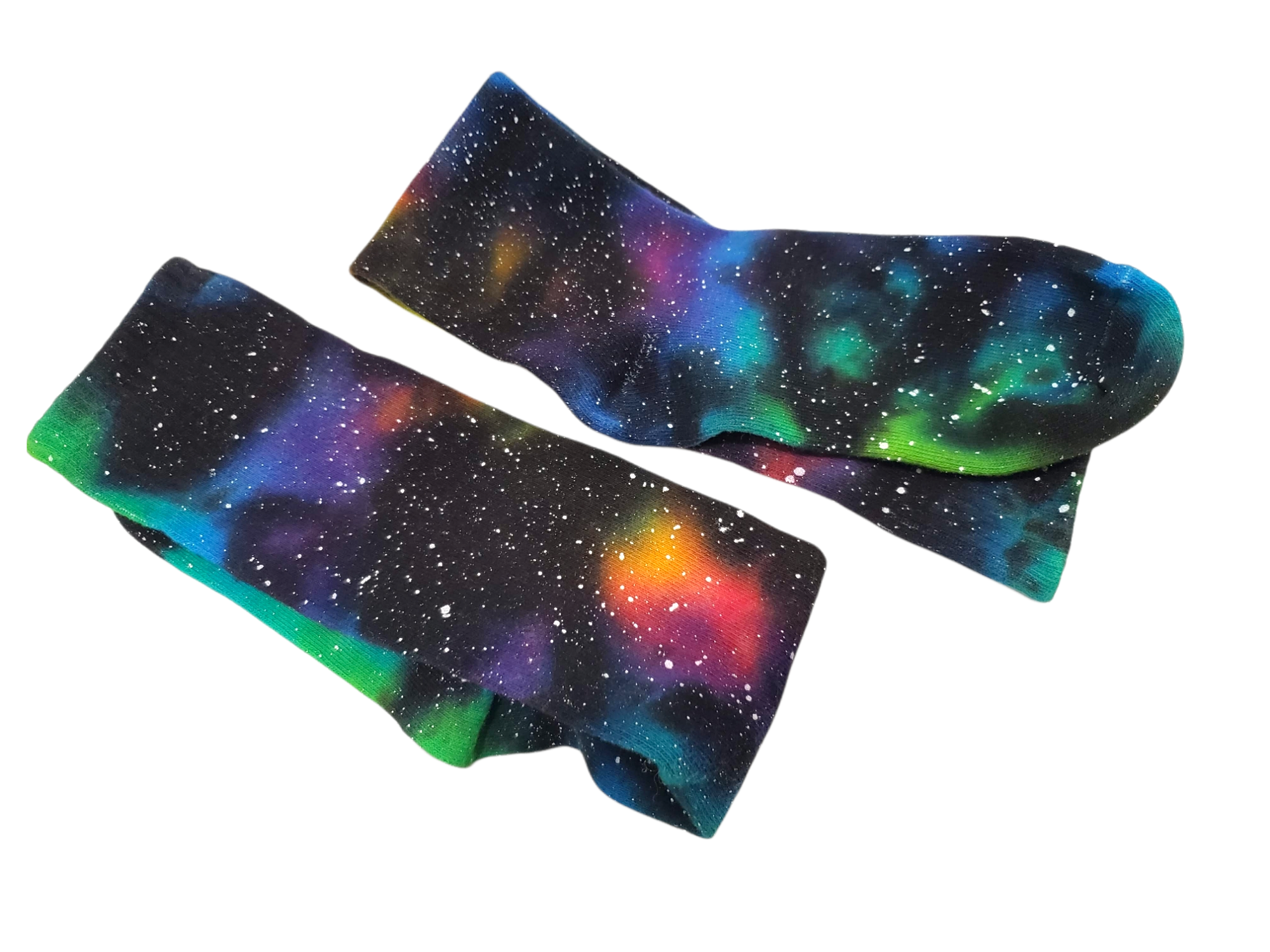 Rainbow Galaxy Tie Dye Knee High Socks