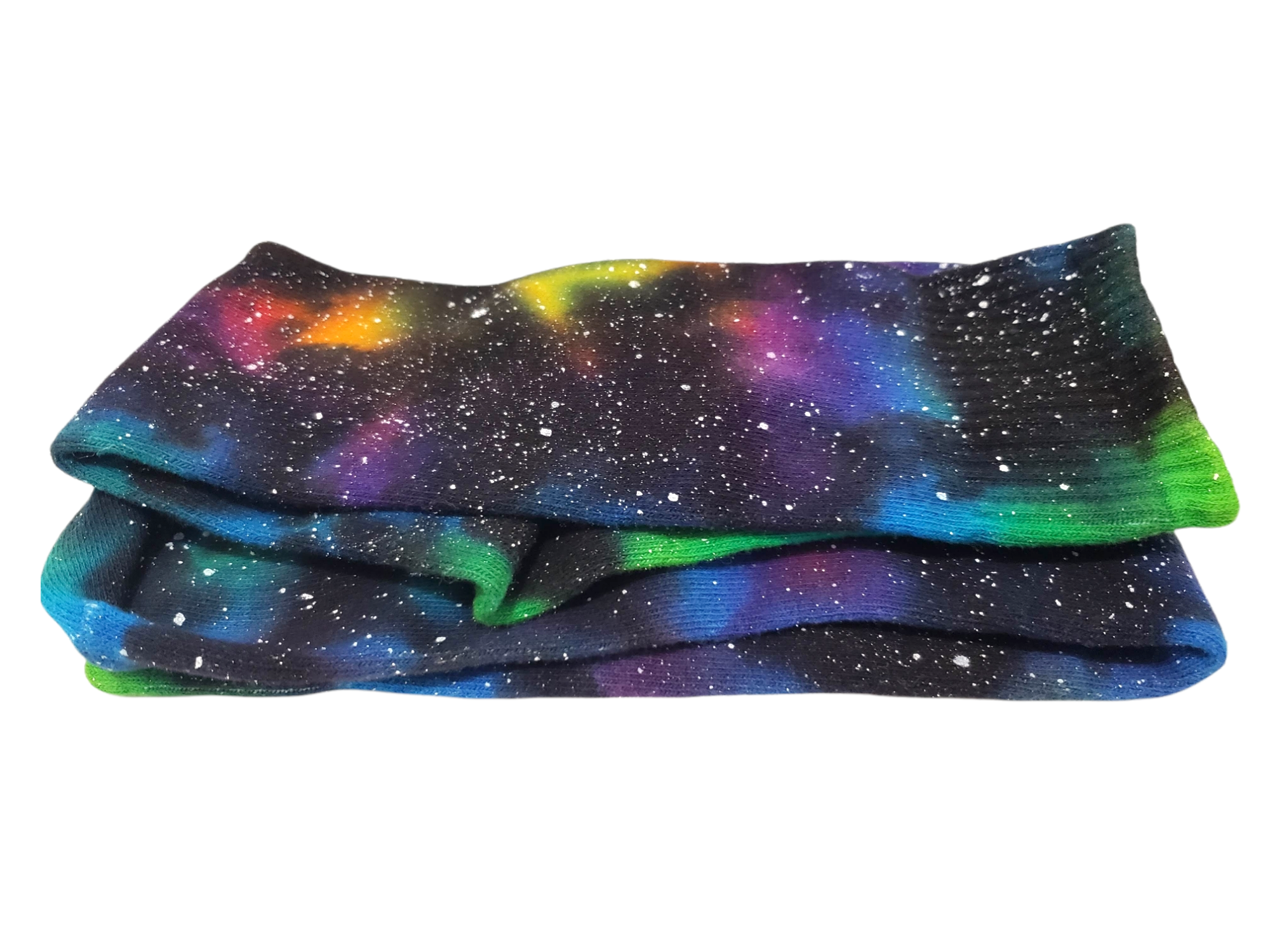 Rainbow Galaxy Tie Dye Knee High Socks