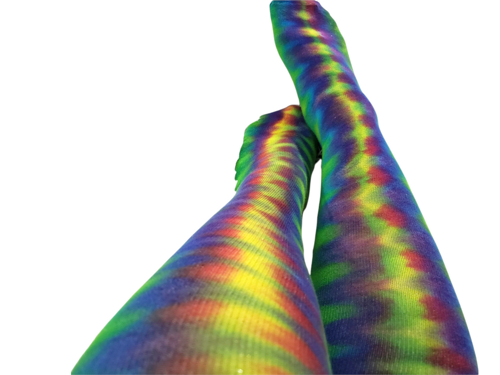 Tie Dye Knee High Socks