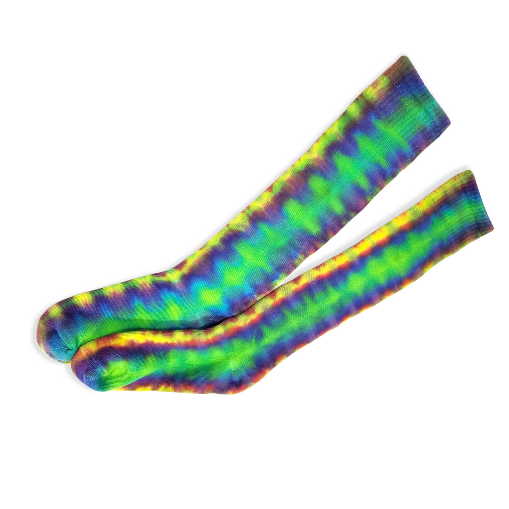 Tie Dye Knee High Socks