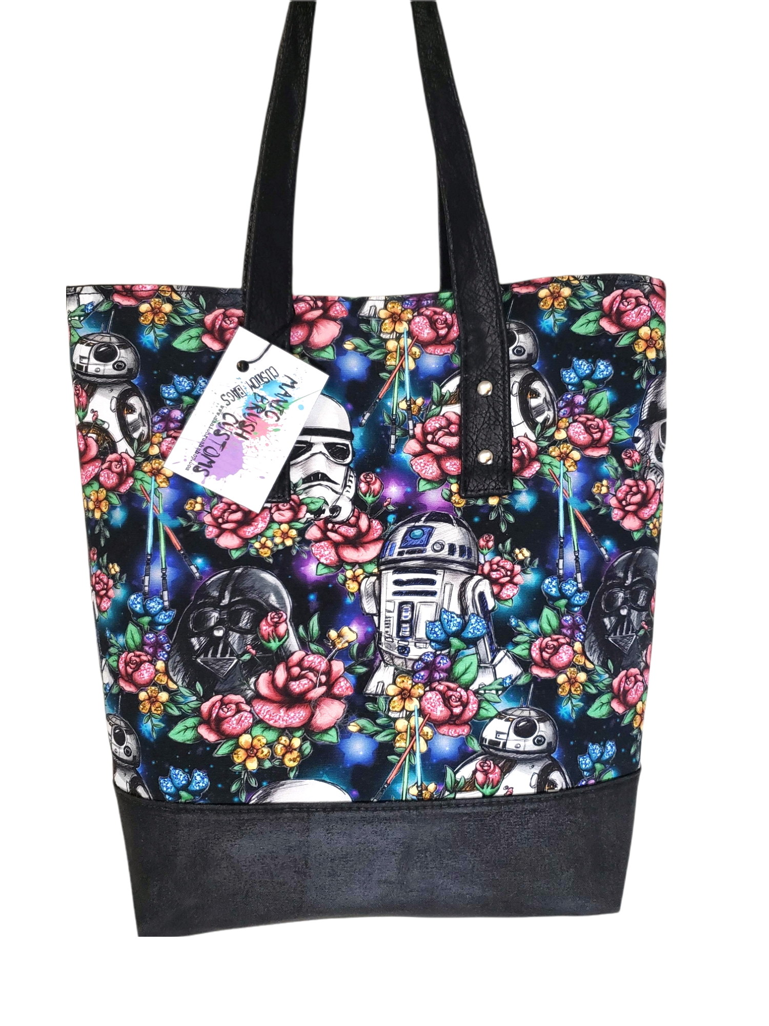 Faux Glitter Tote