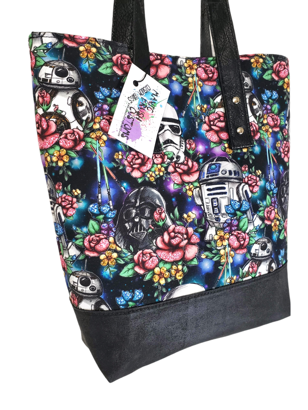 Faux Glitter Tote