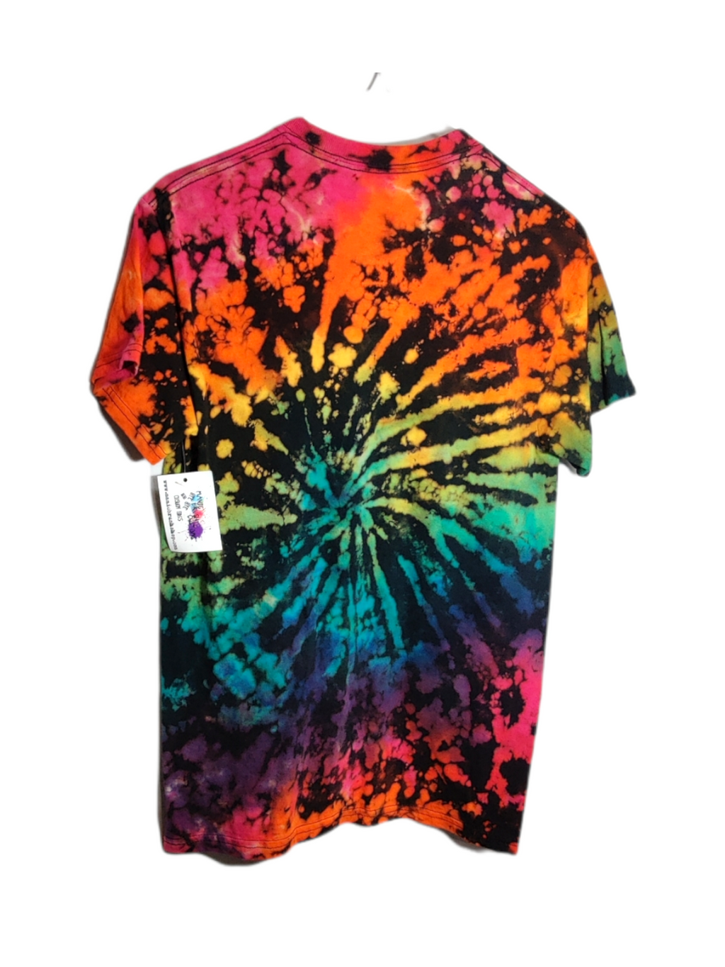 Rainbow Reverse Galaxy Tie Dye T-shirt SMALL