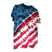 Red, White & Blue Tie Dye T-shirt