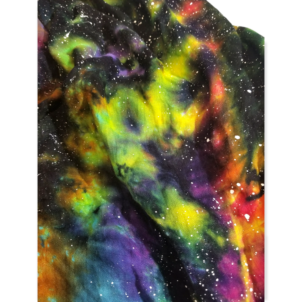Rainbow Galaxy Bamboo Blanket ( Swaddle)