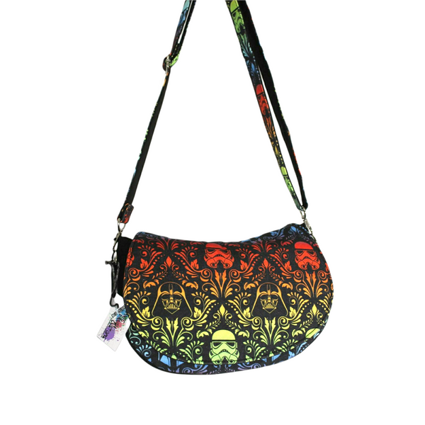 Rainbow Canvas Crossbody