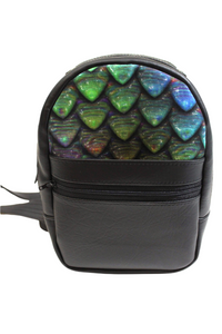 Rainbow Dragon Scales Backpack Purse